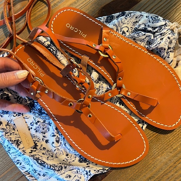 Pilcro New Ankle Wrap Sandals 7 - Picture 6 of 6